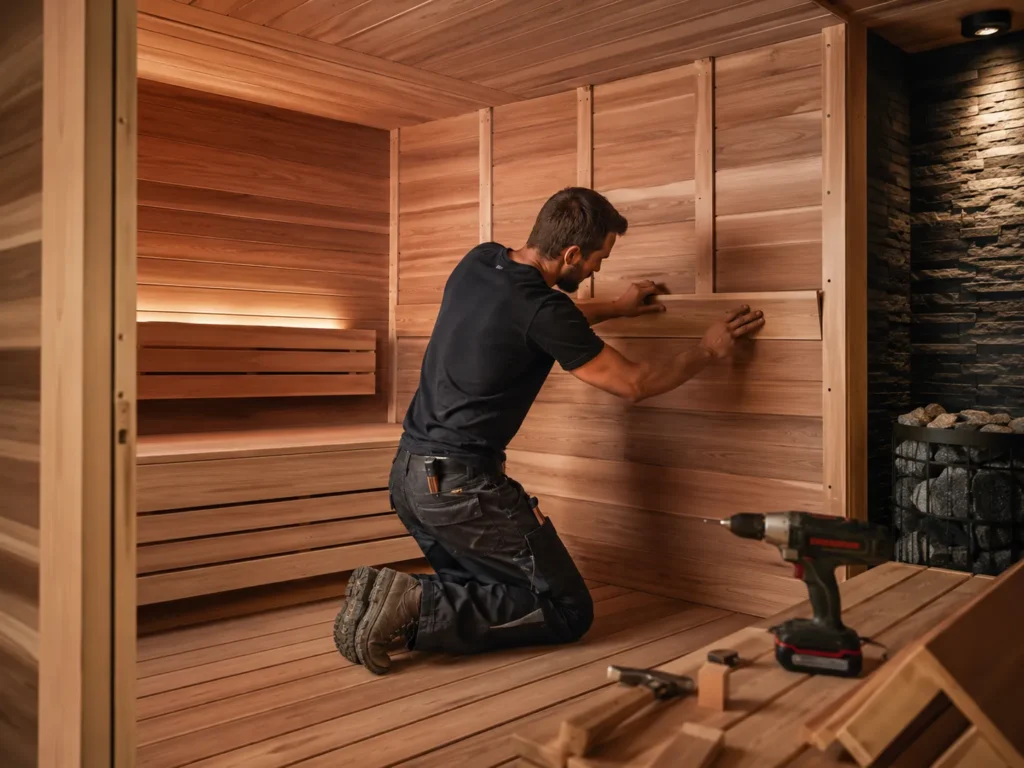 infrared sauna installation services in Houston