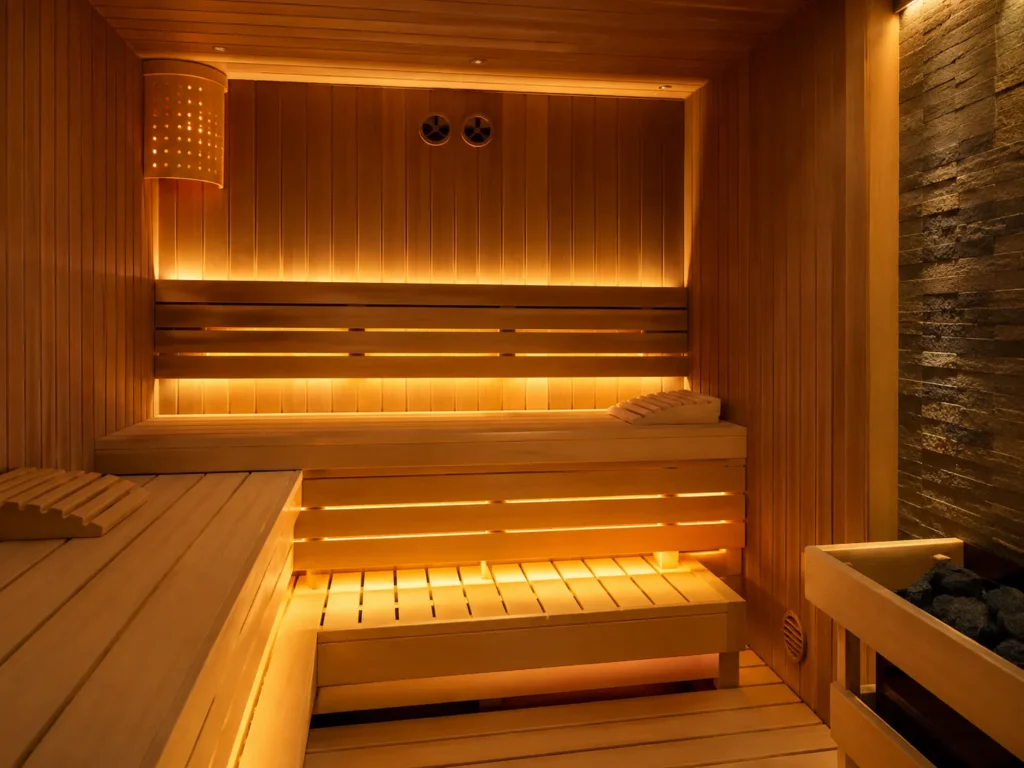 luxury sauna installation services in Houston
