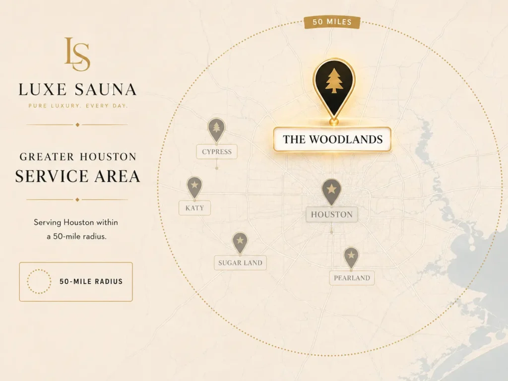 Luxury Custom Sauna Solutions in The Woodlands, TX