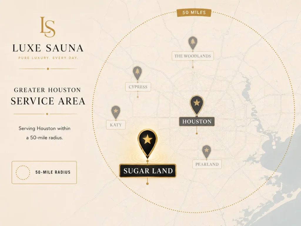 Luxury Sauna Installation Katy TX